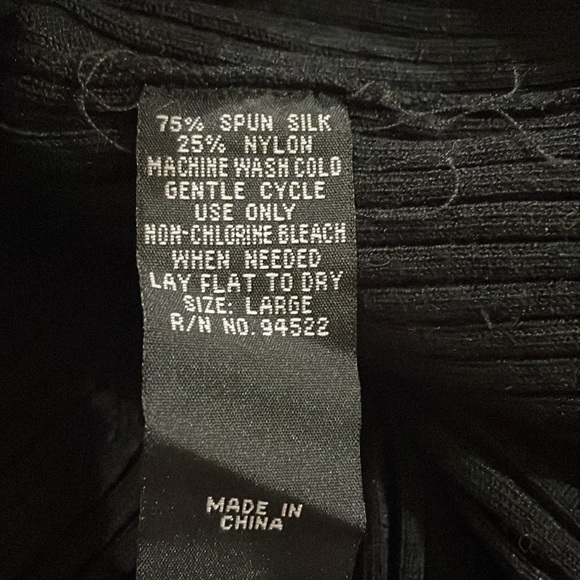 Top Black Brand Say What? Size: L - Picture 5 of 5